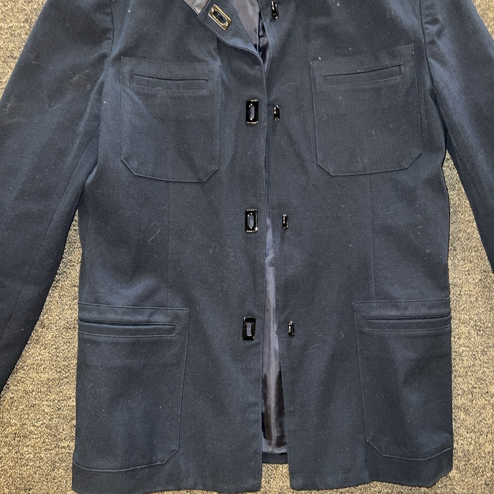 Lauren Ralph Lauren Jacket Military Equestrian Women's Size 8 Petite Vintage - Picture 2 of 7